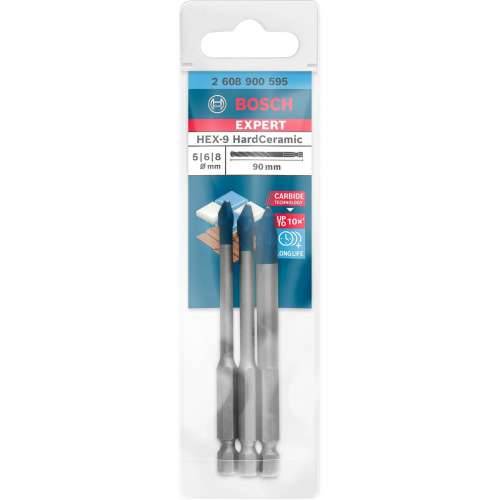 Set bušilica BOSCH Expert Hex-9 Hardceramic 2608900595 Ø 5 mm Ø 6 mm Ø 8 mm 3 Dijelovi Cijena