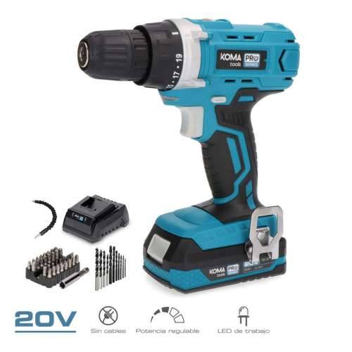Set bušilice i pribor Koma Tools Pro Series za uvrtanje 40 Dijelovi Cijena