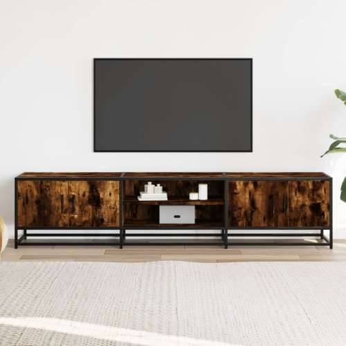 TV ormarić boja dimljenog hrasta 180x35x41 cm konstruirano drvo - Dimljeni hrast 1 180 cm Cijena