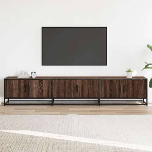 TV ormarić boja smeđeg hrasta 210x35x41 cm konstruirano drvo - Smeđi hrast 1 210 cm Cijena