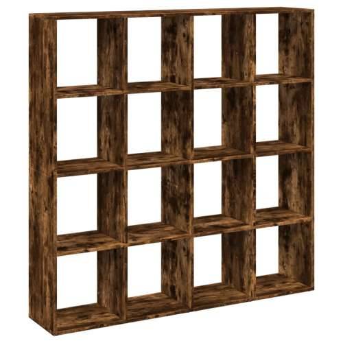 Ormarić za knjige boja dimljenog hrasta 137,5x29x137,5cm drveni - Dimljeni hrast 1 137.5 cm Cijena