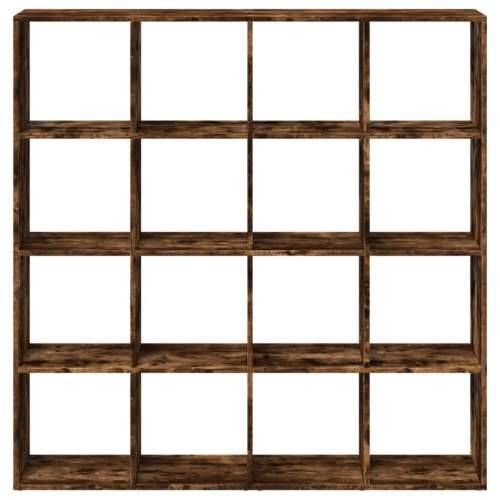 Ormarić za knjige boja dimljenog hrasta 137,5x29x137,5cm drveni - Dimljeni hrast 1 137.5 cm Cijena