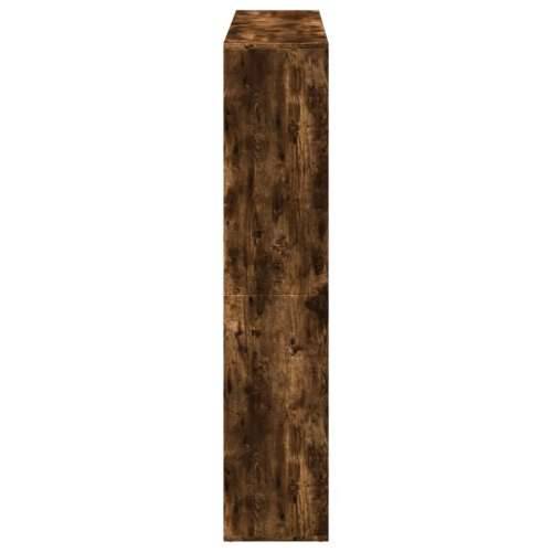 Ormarić za knjige boja dimljenog hrasta 137,5x29x137,5cm drveni - Dimljeni hrast 1 137.5 cm Cijena