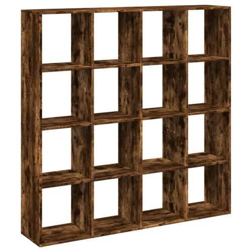 Ormarić za knjige boja dimljenog hrasta 137,5x29x137,5cm drveni - Dimljeni hrast 1 137.5 cm Cijena