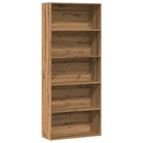 Ormarić za knjige boja hrasta 80x30x189 cm konstruirano drvo - artisian oak 1 189 cm 80 cm Cijena