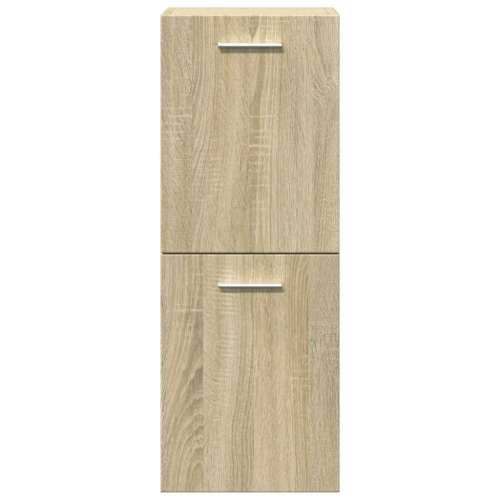 4-dijelni set kupaonskog namještaja boja hrasta sonome drveni - sonoma hrast 41 x 38.5 x 46 cm + 30 x 30 x 80 cm 1 Cijena