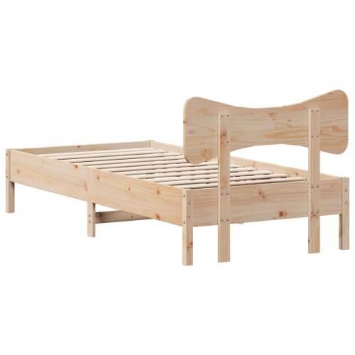 Okvir kreveta bez madraca 75 x 190 cm od masivne borovine - Prirodna 75 x 190 cm Cijena