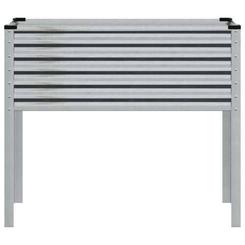 Vrtna sadilica 100x41x90 cm od pocinčanog čelika - Pocinčani čelik / siva 100 x 41 x 90 cm 1 Cijena