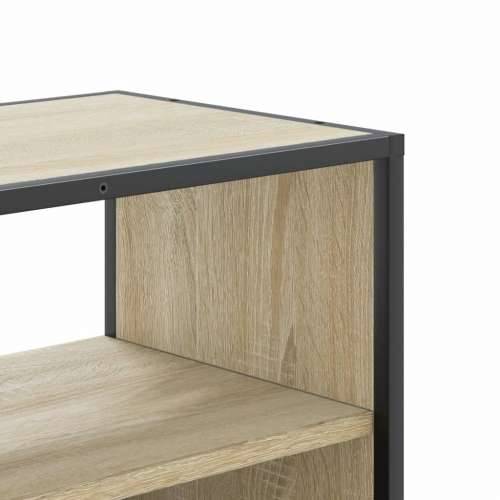 TV ormarić boja hrasta 100x31x39,5 cm konstruirano drvo i metal - sonoma hrast 1 100 cm Cijena