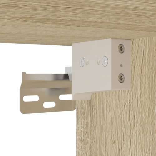 TV ormarić boja hrasta 100x31x39,5 cm konstruirano drvo i metal - sonoma hrast 1 100 cm Cijena