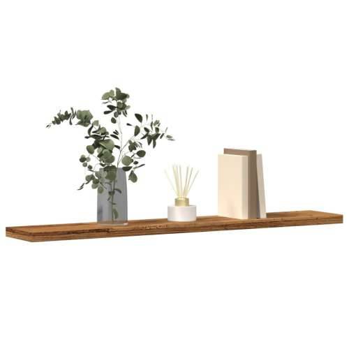 Zidne police 4 kom boja drva 60 x 20 x 1,5 cm konstruirano drvo - Staro drvo 60 x 20 x 1.5 cm 4 Cijena