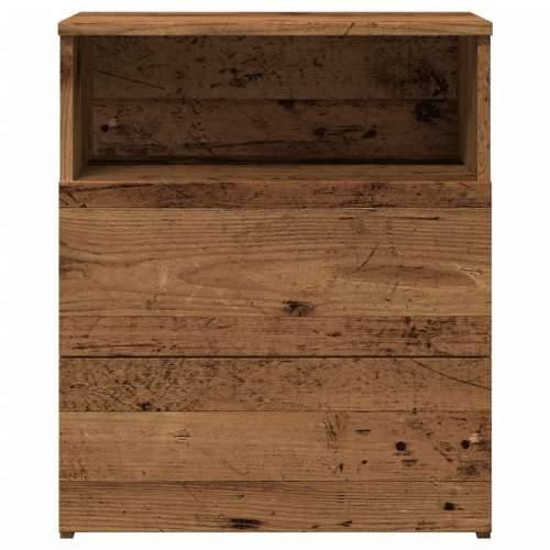 Noćni ormarić boja staro drvo 50 x 32 x 60 cm konstruirano drvo - Staro drvo 1 Cijena