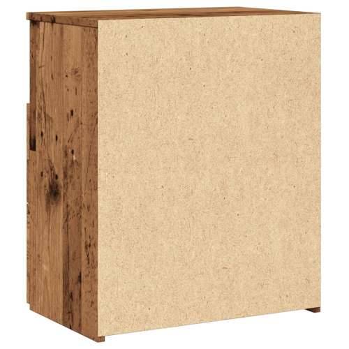 Noćni ormarić boja staro drvo 50 x 32 x 60 cm konstruirano drvo - Staro drvo 1 Cijena