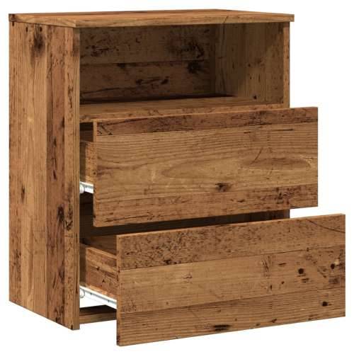 Noćni ormarić boja staro drvo 50 x 32 x 60 cm konstruirano drvo - Staro drvo 1 Cijena