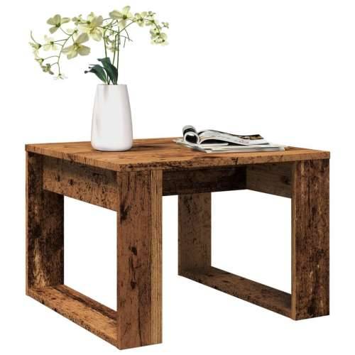 Bočni stolić boja starog drva 50 x 50 x 35 cm konstruirano drvo - Staro drvo 50 x 50 cm 1 Cijena