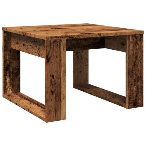 Bočni stolić boja starog drva 50 x 50 x 35 cm konstruirano drvo - Staro drvo 50 x 50 cm 1 Cijena