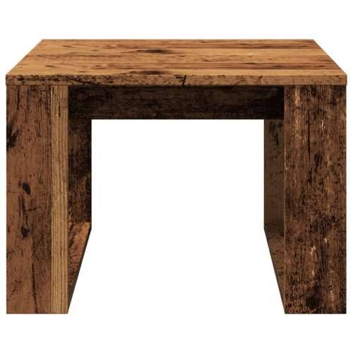 Bočni stolić boja starog drva 50 x 50 x 35 cm konstruirano drvo - Staro drvo 50 x 50 cm 1 Cijena