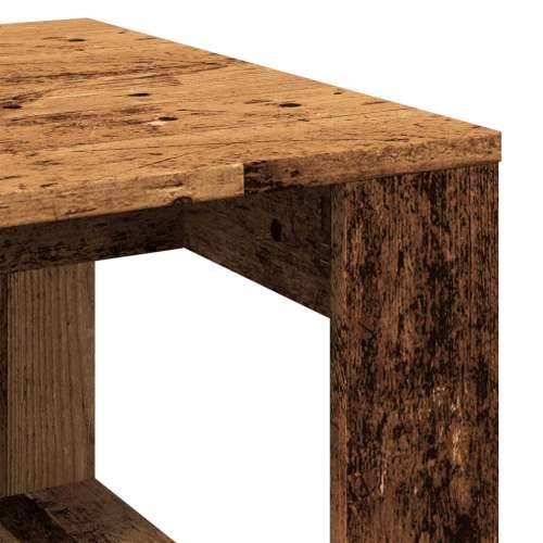 Bočni stolić boja starog drva 50 x 50 x 35 cm konstruirano drvo - Staro drvo 50 x 50 cm 1 Cijena