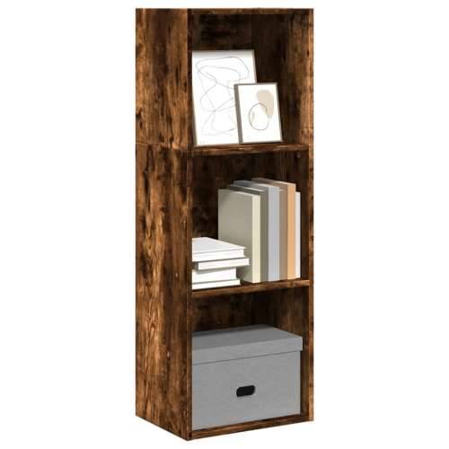 Regal za knjige boja hrasta 40x30x114 cm konstruirano drvo - Dimljeni hrast 1 114 cm 40 cm Cijena
