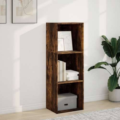 Regal za knjige boja hrasta 40x30x114 cm konstruirano drvo - Dimljeni hrast 1 114 cm 40 cm Cijena