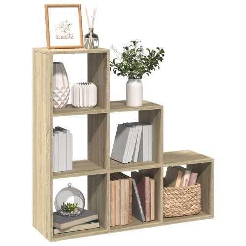Pregrada / regal za knjige 3 razina hrast 99x29x99 cm drveni - sonoma hrast 1 99 cm Cijena
