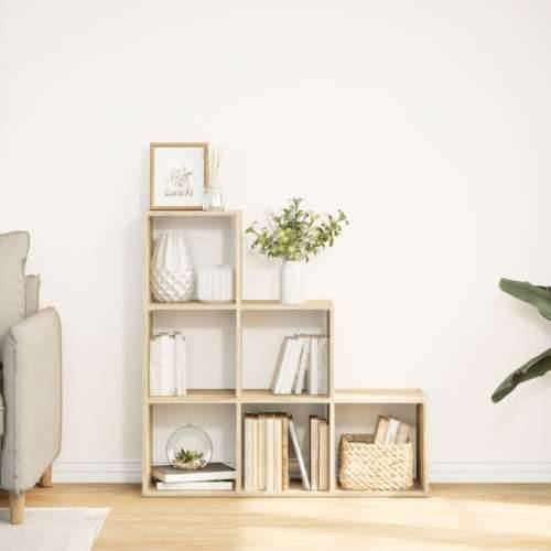 Pregrada / regal za knjige 3 razina hrast 99x29x99 cm drveni - sonoma hrast 1 99 cm Cijena