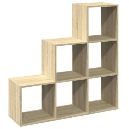 Pregrada / regal za knjige 3 razina hrast 99x29x99 cm drveni - sonoma hrast 1 99 cm Cijena