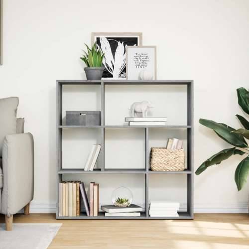 Pregrada / regal za knjige boja hrasta 102x29x103,5 cm drveni - Sivi hrast sonoma 1 103.5 cm 102 cm Cijena
