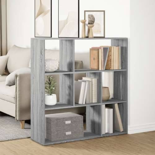 Pregrada / regal za knjige boja hrasta 102x29x103,5 cm drveni - Sivi hrast sonoma 1 103.5 cm 102 cm Cijena