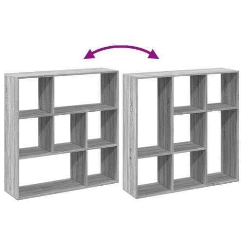 Pregrada / regal za knjige boja hrasta 102x29x103,5 cm drveni - Sivi hrast sonoma 1 103.5 cm 102 cm Cijena
