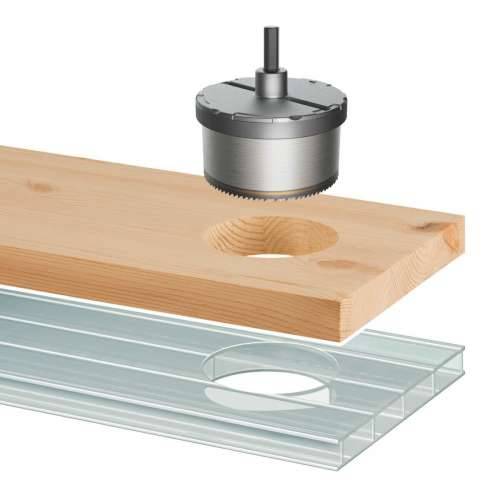 Hole Saw Wolfcraft Professional 2220000 Ø 28-74 mm Cijena