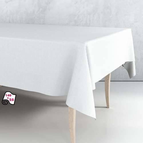 Stolnjak u roli Exma Uljno platno Bijela Glatko 140 cm x 25 m Cijena