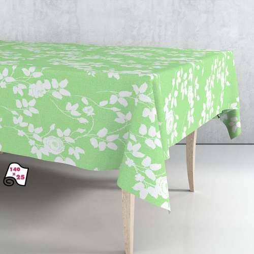 Stolnjak u roli Exma Uljno platno Svetlozelený Botaničke biljke 140 cm x 25 m Cijena