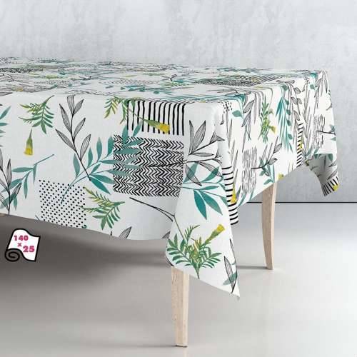 Stolnjak u roli Exma Mix Uljno platno Bijela 140 cm x 25 m Cijena