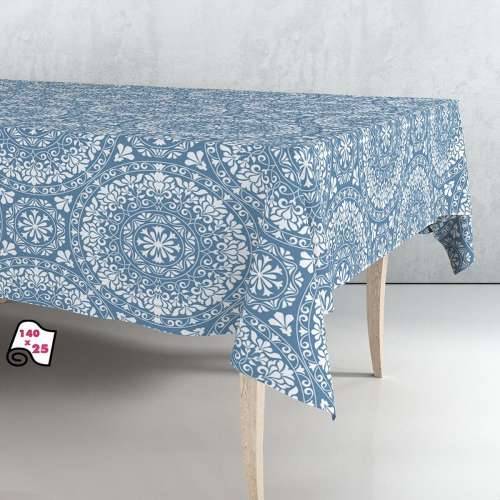 Stolnjak u roli Exma Uljno platno Plava Mandala 140 cm x 25 m Cijena