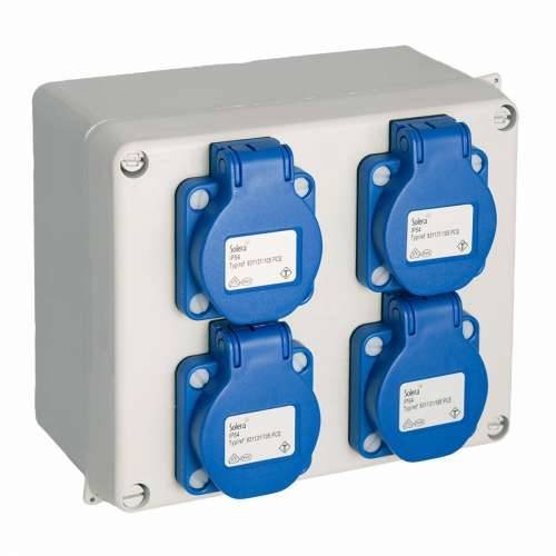 Socket box Solera 817-42p Vodonepropusna 16,5 x 13,5 x 7 cm 250 V 16 A IP54 Cijena
