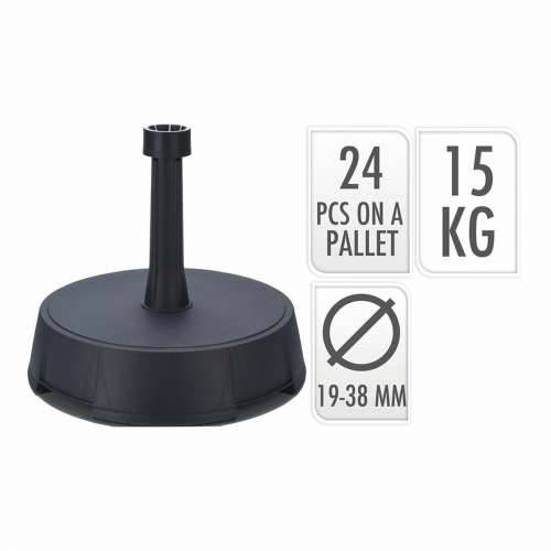 Bază pentru Umbrelă de Soare 15 kg Antracitna Cijena