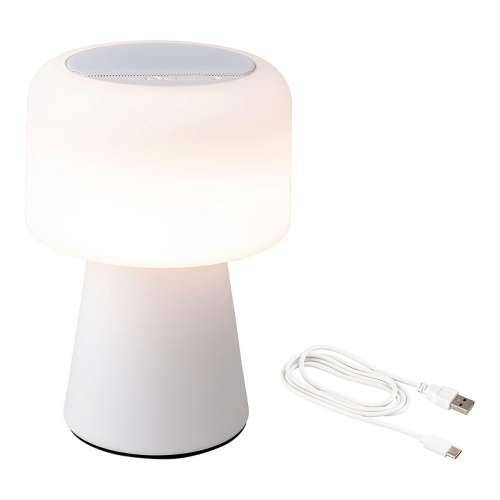 LED Svjetiljka s Bluetooth Zvučnikom i Bežičnim Punjačem Lumineo 894417 Bijela Punjivo Cijena