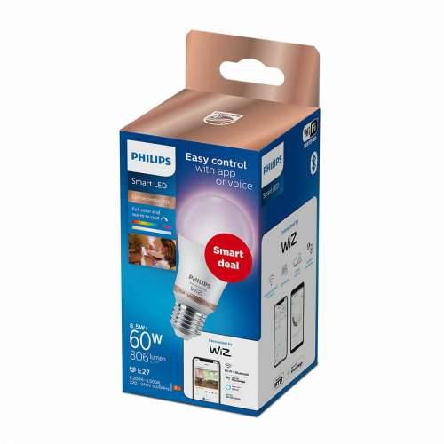 Pametna Žarulja Philips Wiz Full Colors F 8,5 W E27 806 lm (2200-6500 K) Cijena