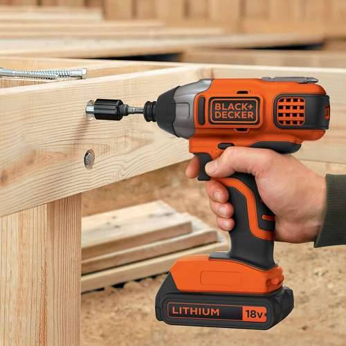 Impact screwdriver Black & Decker bdcim18d1a-qw 115 Nm Cijena