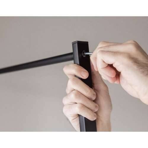 Mēteļu stends Newlux Hangy One 15 Crna Metal 80 x 40 x 160 cm Cijena