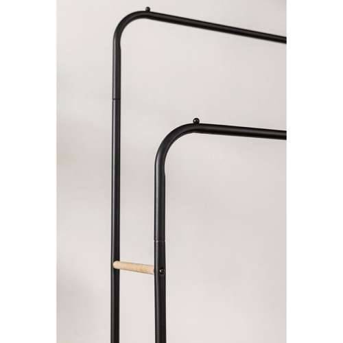 Mēteļu stends Newlux Hangy Duo 30 Crna Metal 115 x 50 x 150 cm Cijena