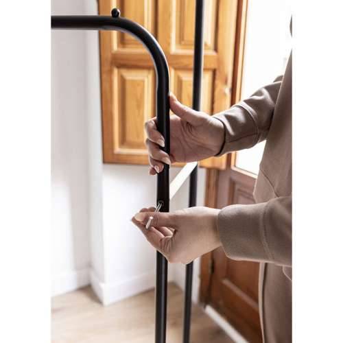 Mēteļu stends Newlux Hangy Duo 30 Crna Metal 115 x 50 x 150 cm Cijena