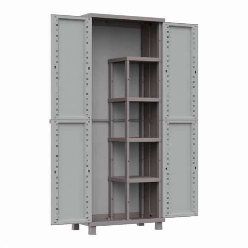 Ormar za metle Terry Jrattan 368 Siva 68 x 37,5 x 170 cm Plastika 4 Police Cijena