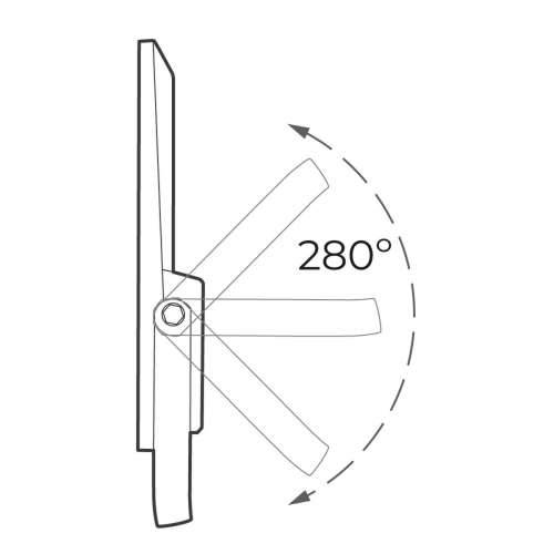 Projektor za reflektor EDM 31859 Slim 300 W 2500 lm Solarno (6500 K) Cijena