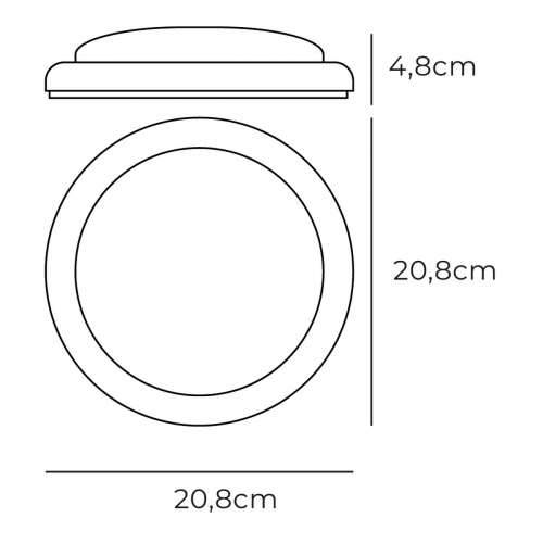 Rasvjetna tijela za zid EDM 32446 Bijela Plastika F 18 W 120 W 1820 Lm Senzor Pokreta Senzor za svjetlo Okruglo (4000 K) Cijena