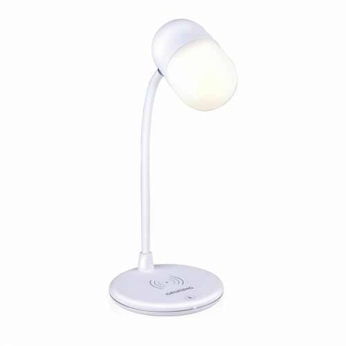 LED Svjetiljka sa Zvučnikom i Bežičnim Punjačem Grundig Bijela 10 W 50 lm Ø 12 x 26 cm Plastika 3 u 1 Cijena