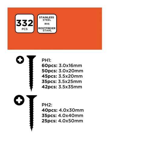Set vijaka Black & Decker Phillips Drvo 332 Dijelovi Cijena