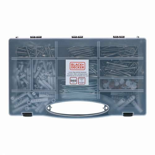 Set vijaka, čepova i čavala Black & Decker 560 Dijelovi Cijena