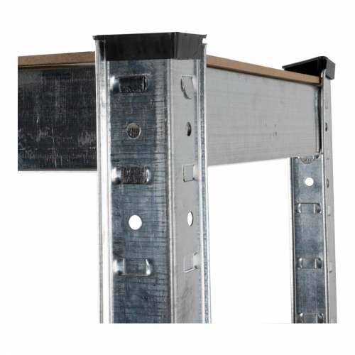 Polica Kinzo Drvo Nehrđajući Čelik 5 Police 750 kg 75 x 30 x 172 cm Cijena